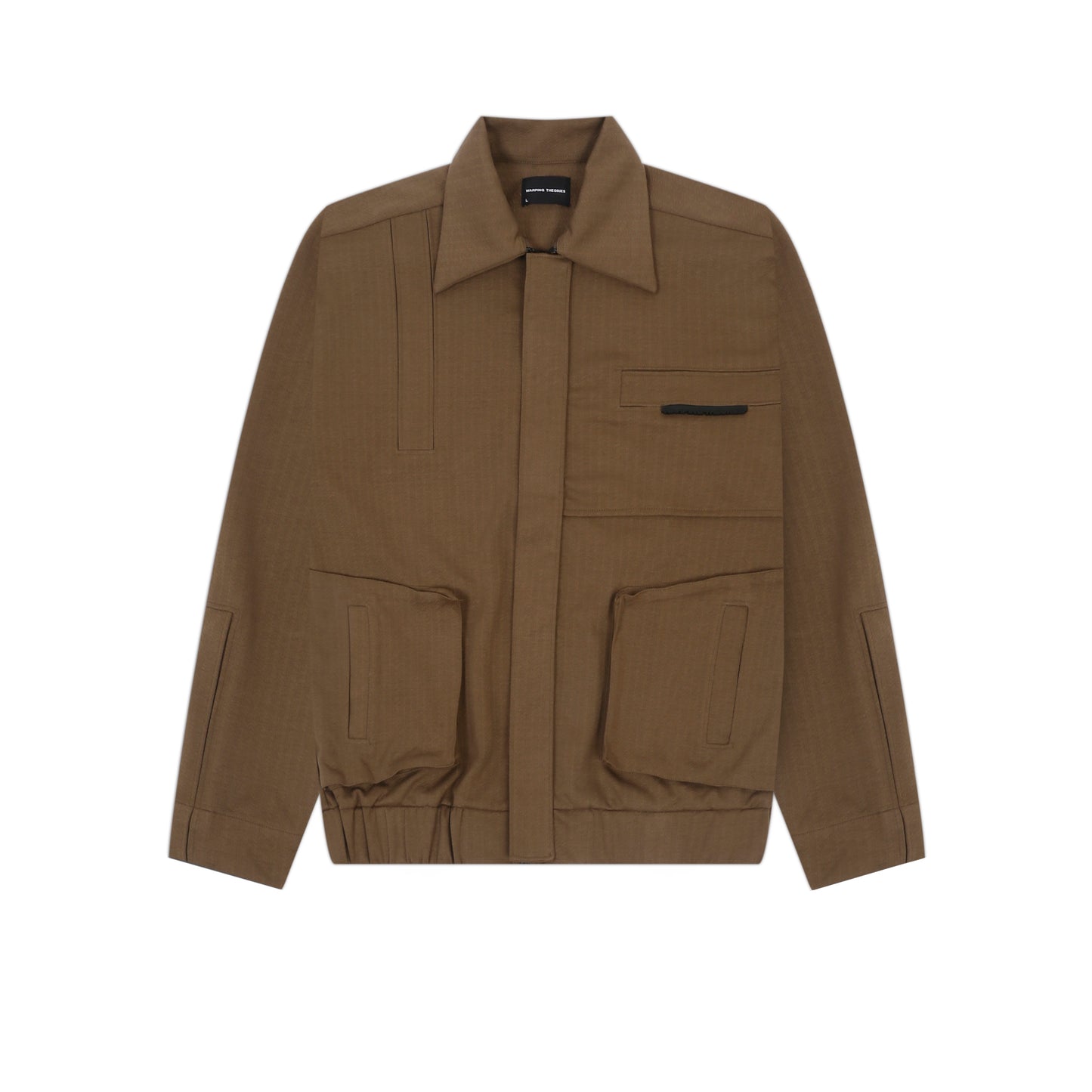 CUT PLEAT BOMBER JACKET