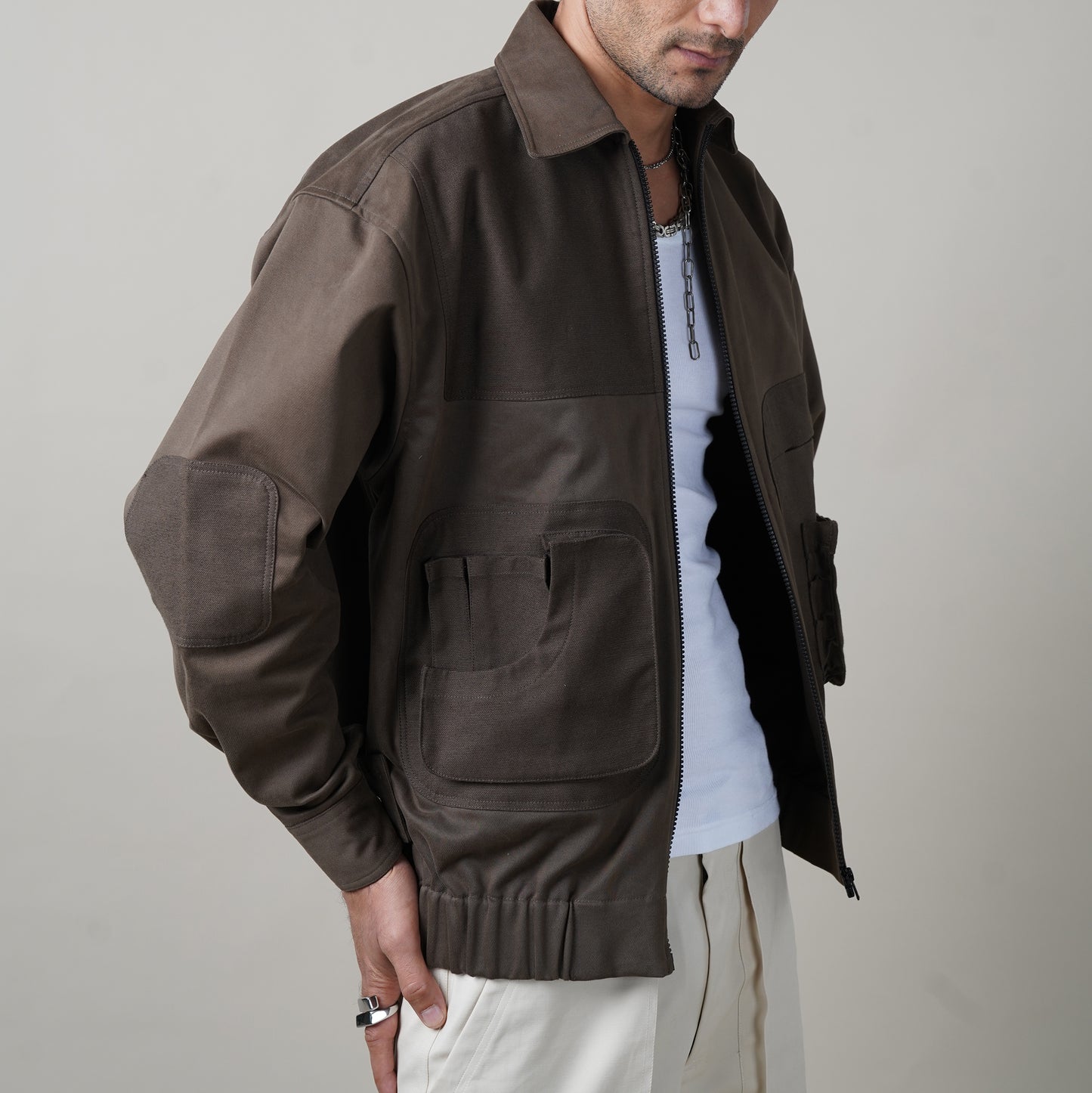 DARK WALNUT, BOMBER JACKET, MENSWEAR, MENS STYLING, FALL WINTER 2023, MENS CLOTHING, OUTFIT INSPIRATION, people also ask