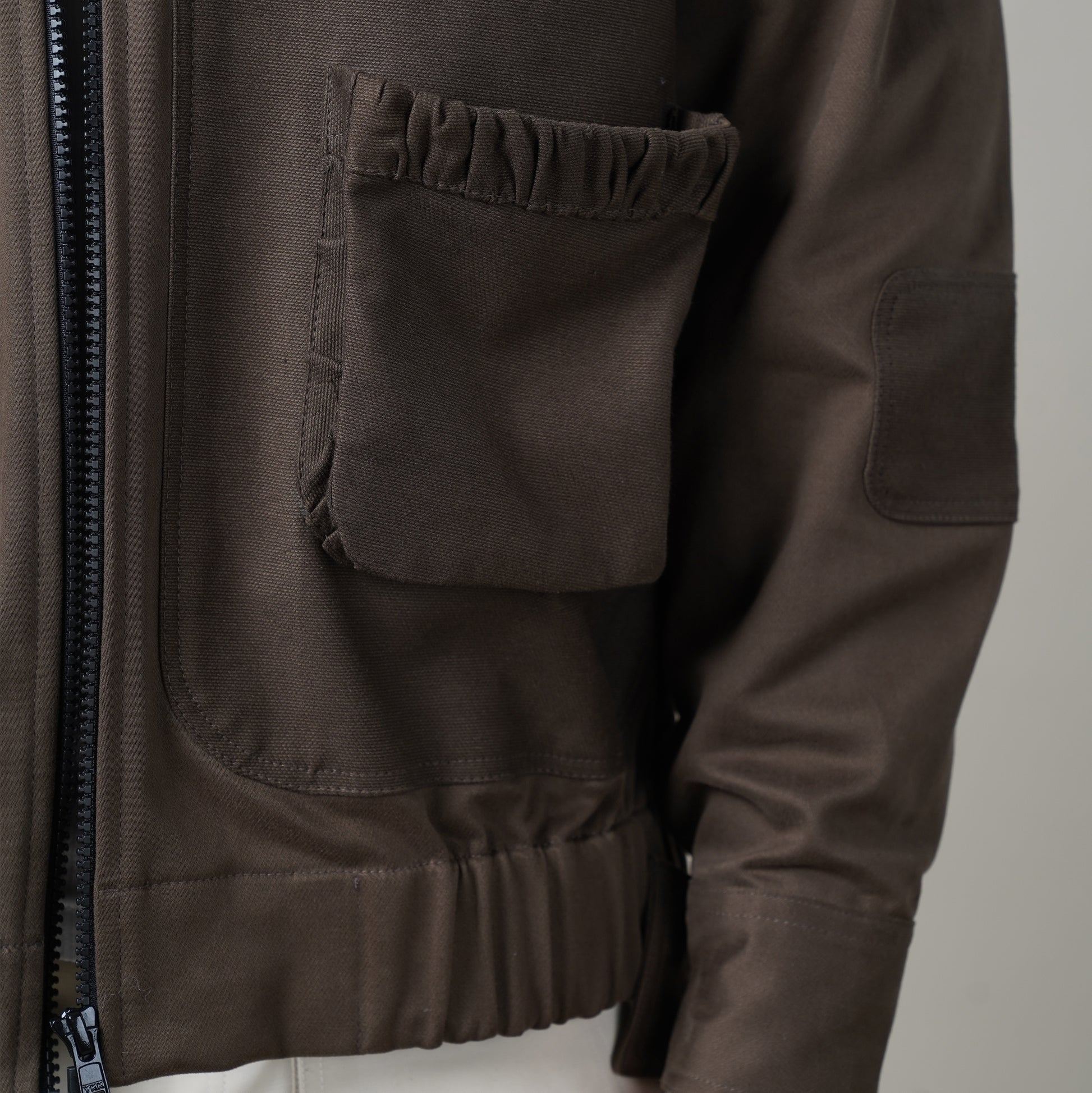 jacket, lookbook. menswear, utility pocket, womenswear, pocket detailing, dark walnut, brown jacket, streetwear, people also ask