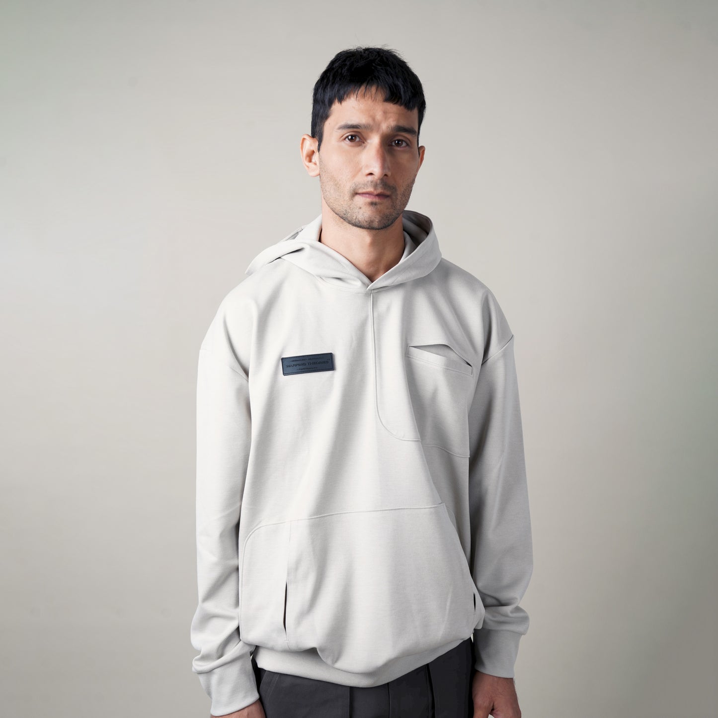 oversized fit, melange effect fabric, branded WT rubber label, functional welt pockets. UNISEX, OVERSIZED, SIZE AVAILABLE S TO XXL, WOMENS HOODIES, OVERSIZED SWEATSHIRTS, SWEATSHIRTS, CROPPED SWEATSHIRT, SWEATSHIRT ZARA, LONGLINE HOODIE,aerie sweatshirt,christy hoodie,tna sweatshirt,tna hoodies,missguided hoodie, RIBBED SWEATSHIRT, WHITE HOODIE, WHITE CLAY COLOURWAY, RIBBED, NYLON RAYON BLEND FABRIC, HEAVY FABRIC HODDIE, CLAY HOODIE, MENS WEAR, STREETWEAR, WINTER ESSENTIAL, CASUAL, SMART CASUALS