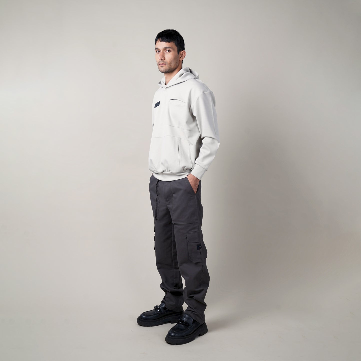 MODEL, INEGA, INDIA, EDITORIAL, WHITE HOODIE, UNISEX, RELAXED FIT, WT Functional Hoodie, oversized fit, melange effect fabric, branded WT rubber label, functional welt pockets. UNISEX, OVERSIZED, SIZE AVAILABLE S TO XXL, WOMENS HOODIES, OVERSIZED SWEATSHIRTS, SWEATSHIRTS, CROPPED SWEATSHIRT, SWEATSHIRT ZARA, LONGLINE HOODIE,aerie sweatshirt,christy , people also ask