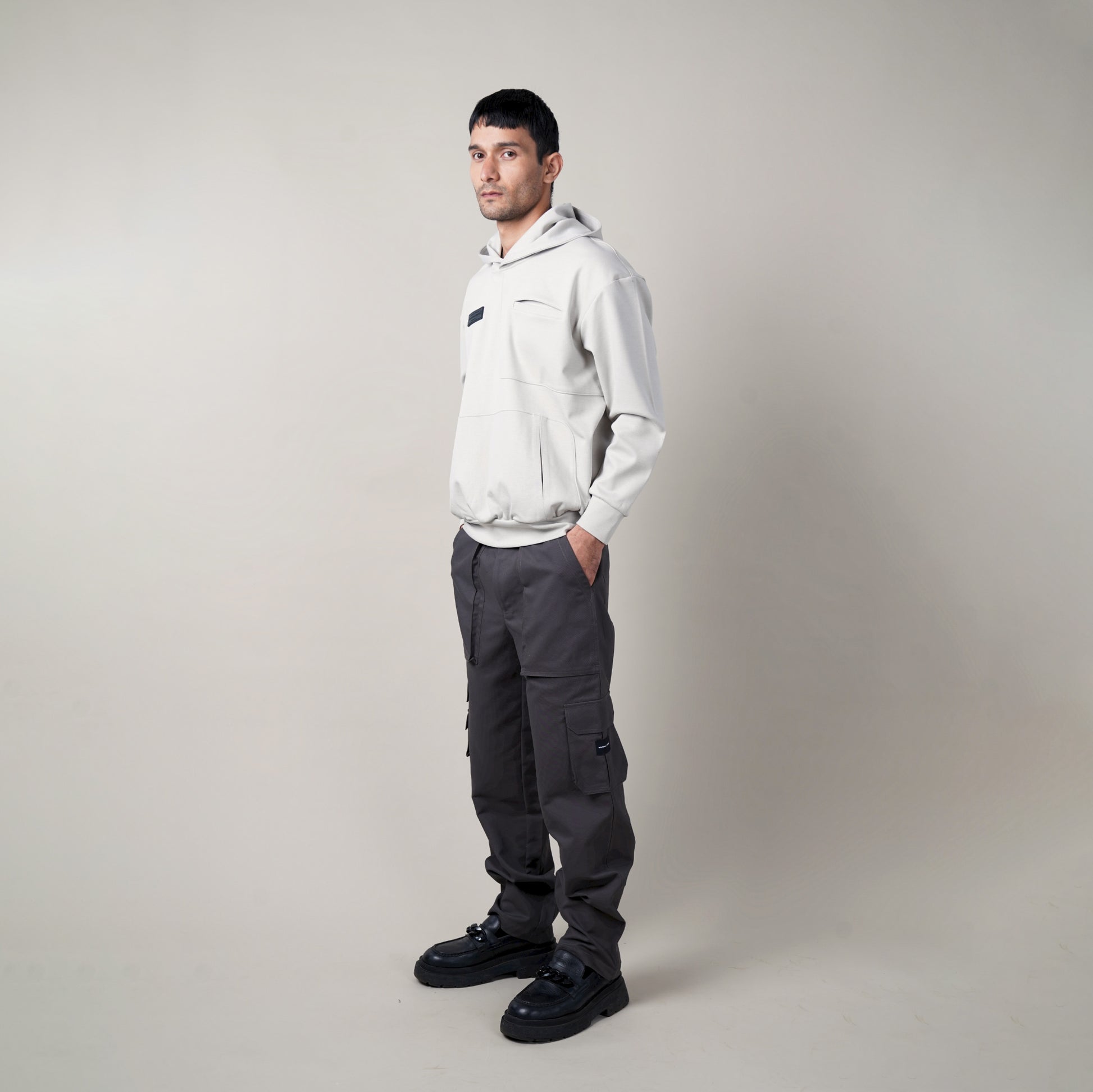 MODEL, INEGA, INDIA, EDITORIAL, WHITE HOODIE, UNISEX, RELAXED FIT, WT Functional Hoodie, oversized fit, melange effect fabric, branded WT rubber label, functional welt pockets. UNISEX, OVERSIZED, SIZE AVAILABLE S TO XXL, WOMENS HOODIES, OVERSIZED SWEATSHIRTS, SWEATSHIRTS, CROPPED SWEATSHIRT, SWEATSHIRT ZARA, LONGLINE HOODIE,aerie sweatshirt,christy , people also ask