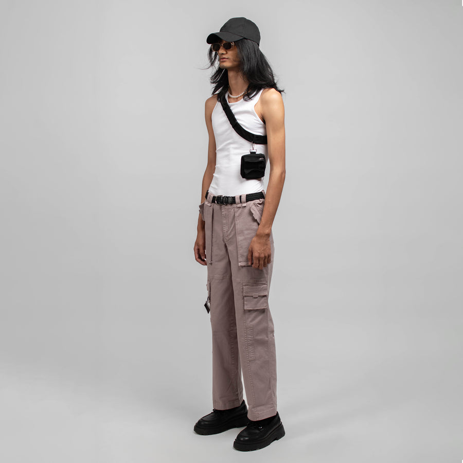 WASHED OUT CARGO - MAUVE