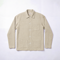 COTTON LINEN JACKET - BEIGE