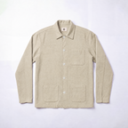 COTTON LINEN JACKET - BEIGE
