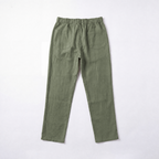 RELAXED TENCEL TROUSERS - SULPHUR GREEN
