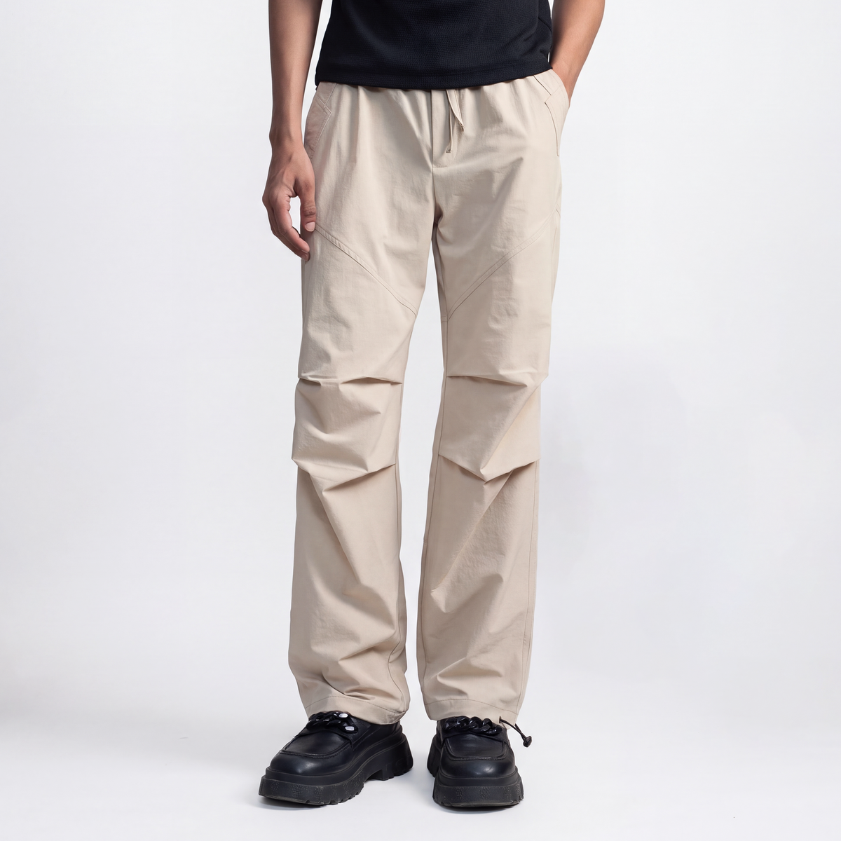 WORKADAY PARACHUTE PANTS- SAND