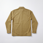 TWILL BUTTON UP OVERSHIRT - KHAKI