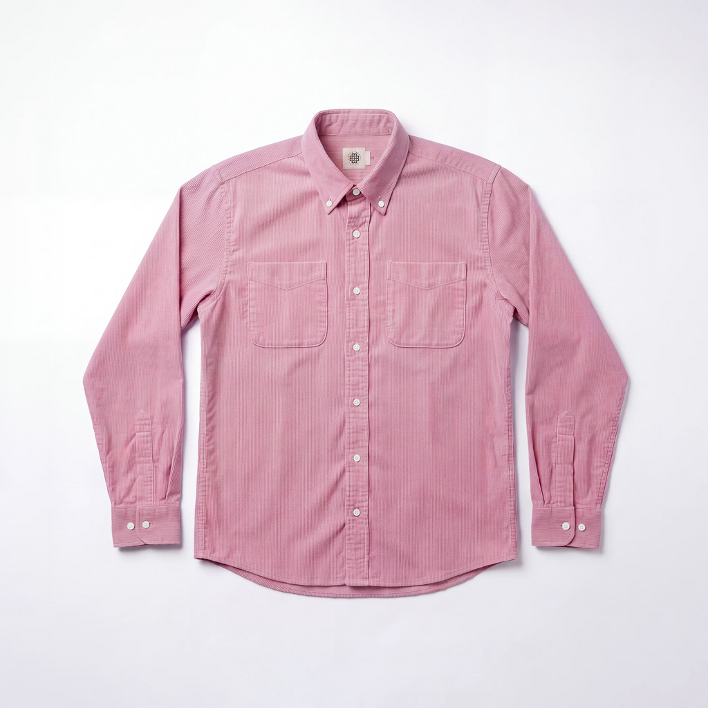 CORDUROY SHIRT - QUARTZ PINK