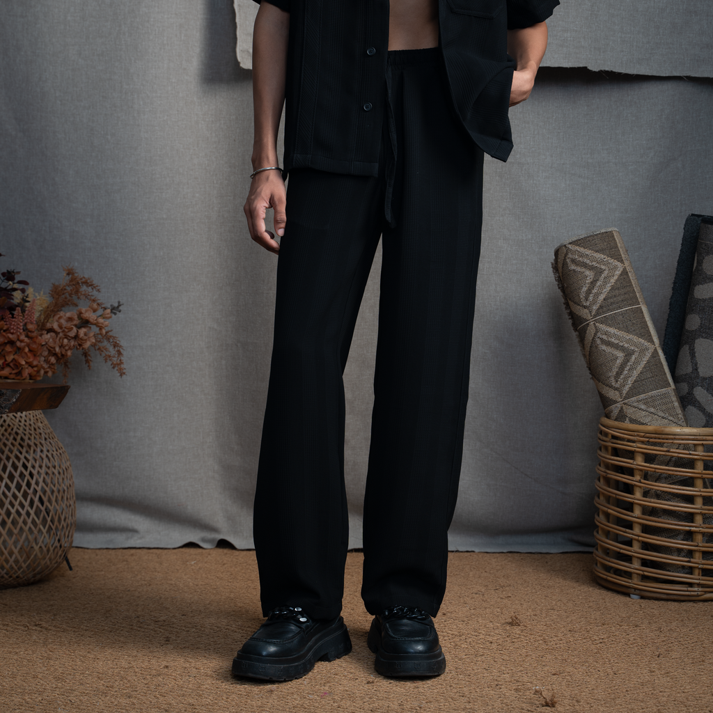 BMW DRAWSTRING TROUSER - CHARCOAL CONE