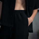 BMW DRAWSTRING TROUSER- CHARCOAL CONE