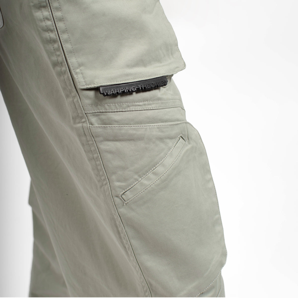 BIKER PANTS - GREY OWL