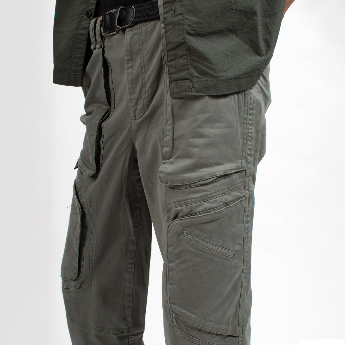 BIKER PANTS - SULPHUR GREEN