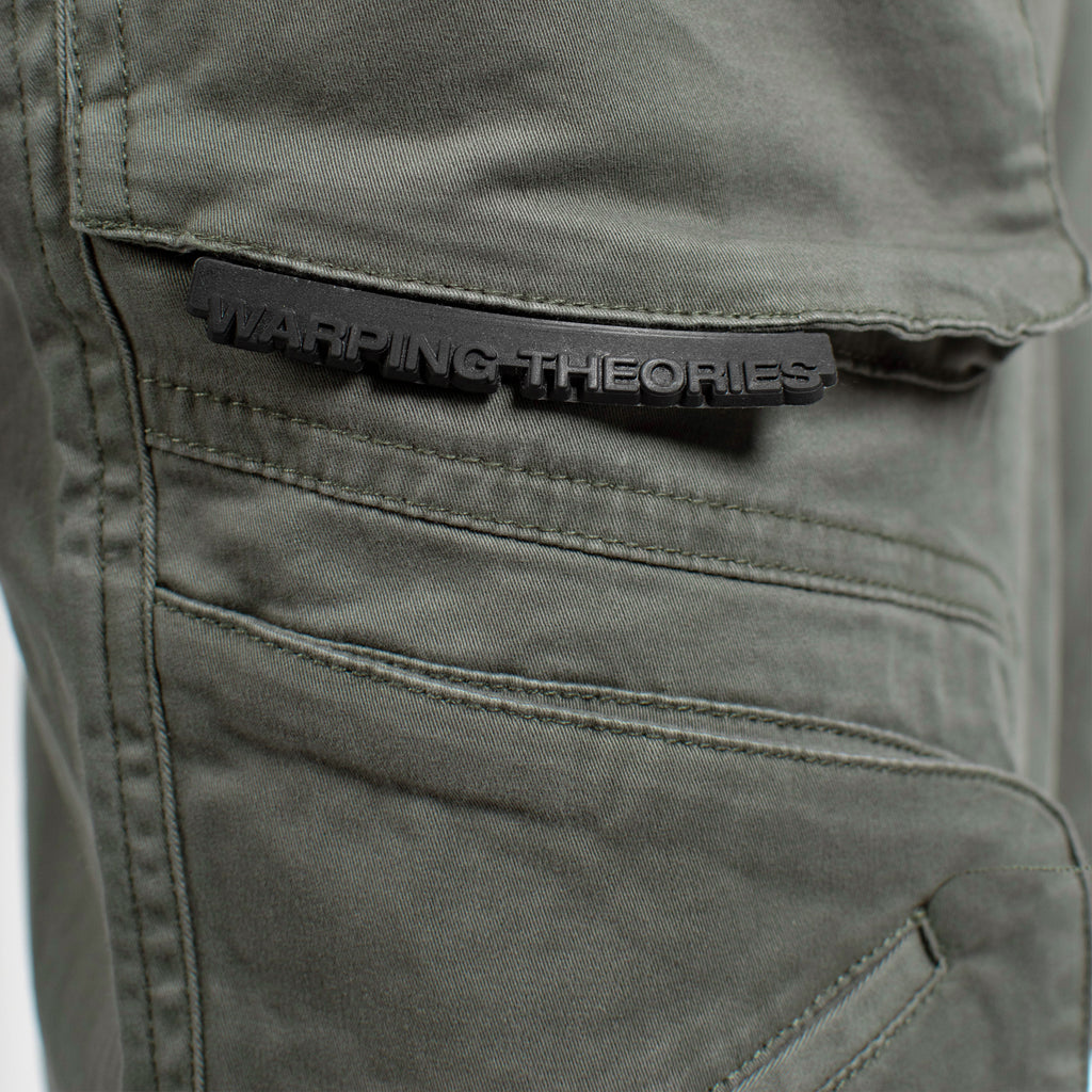 BIKER PANTS - SULPHUR GREEN