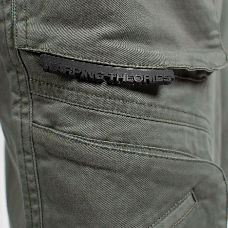 BIKER PANTS - SULPHUR GREEN