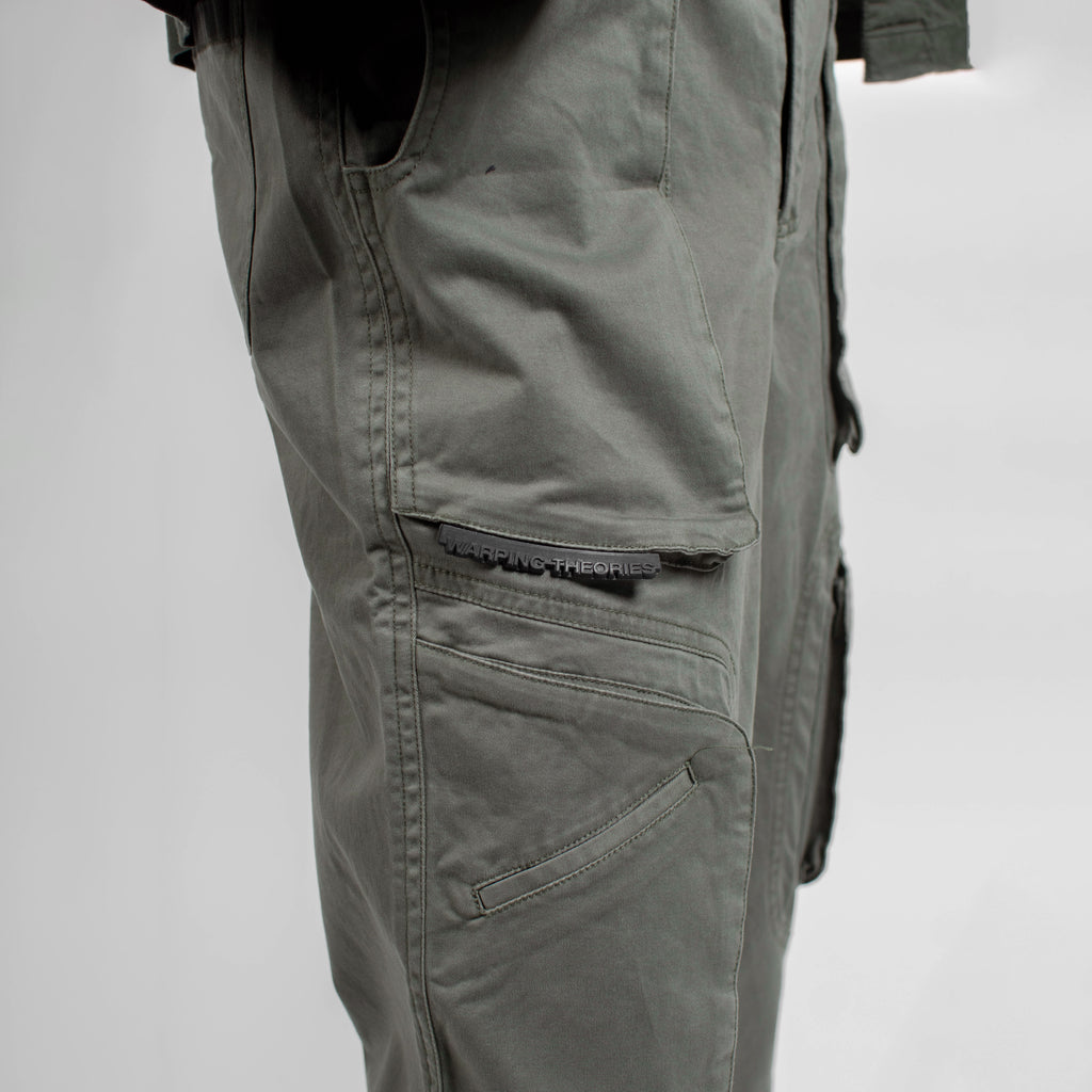 BIKER PANTS - SULPHUR GREEN