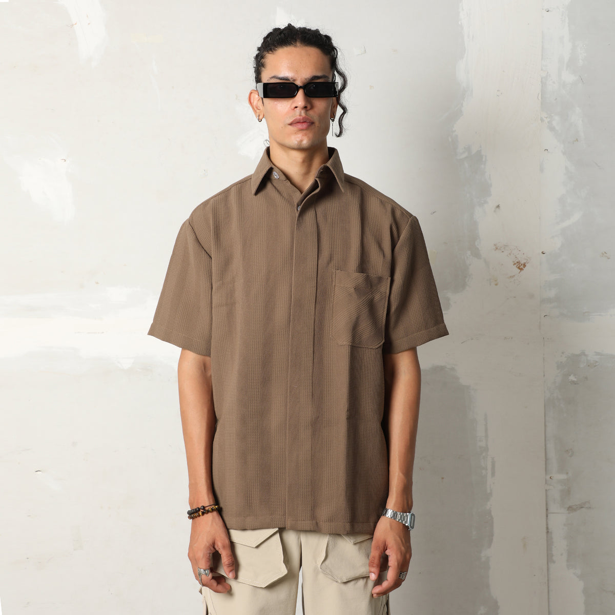 BMW SHIRT TYPE-4 - CHOCOLATE