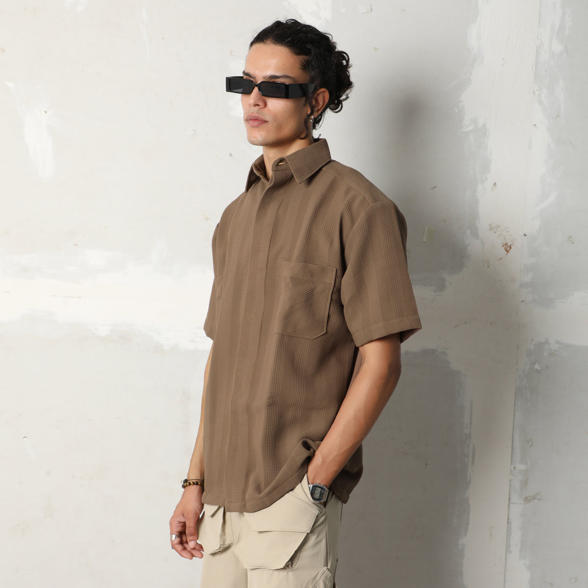 BMW SHIRT TYPE-4 - CHOCOLATE