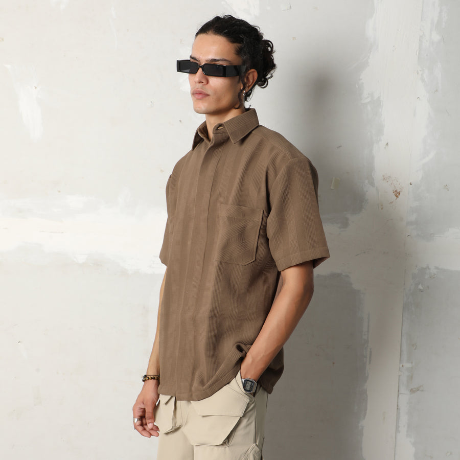 BMW SHIRT TYPE-4 - CHOCOLATE