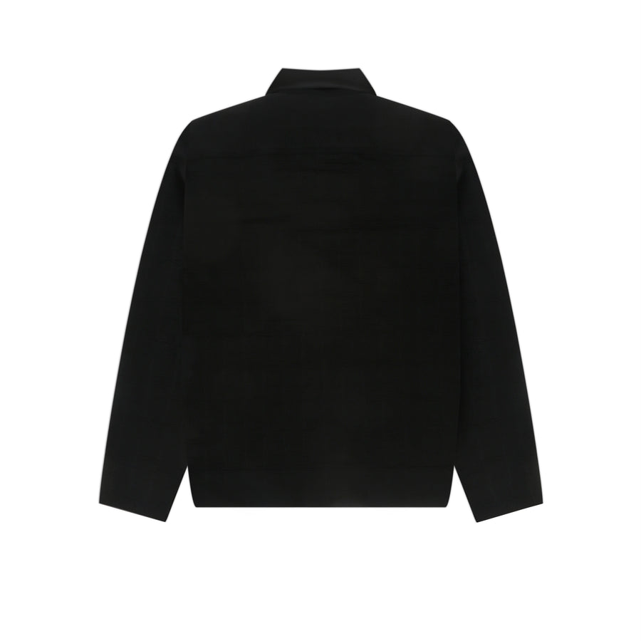 TEXTURED JACKET- PITCH BLACK