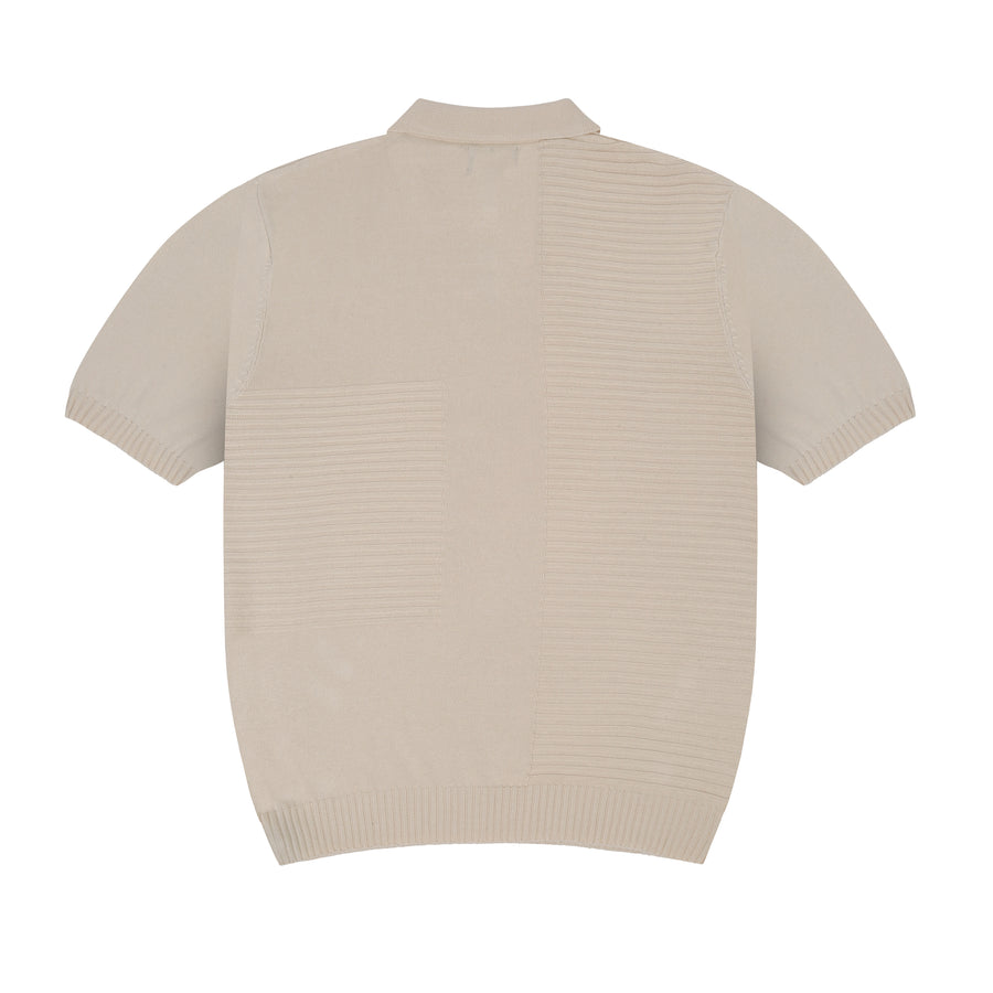OLD MONEY POLO T-SHIRT - DULL CREAM