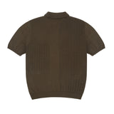 OLD MONEY POLO T SHIRT - DARK SAGE