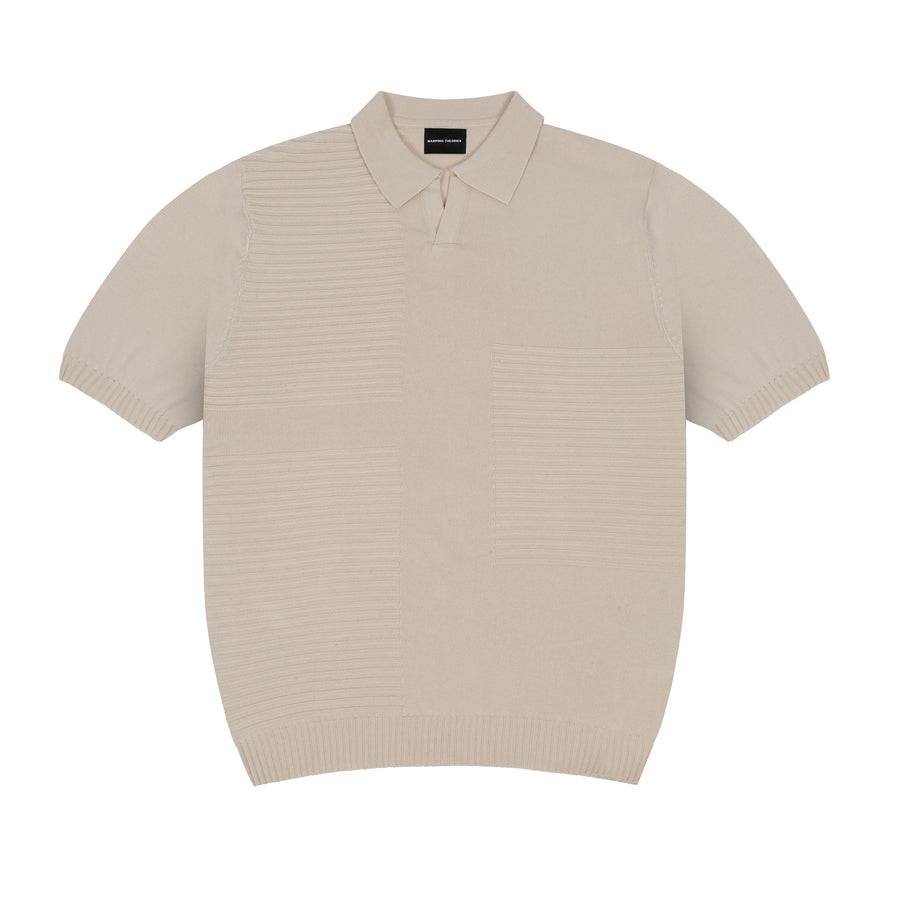 OLD MONEY POLO T-SHIRT - DULL CREAM