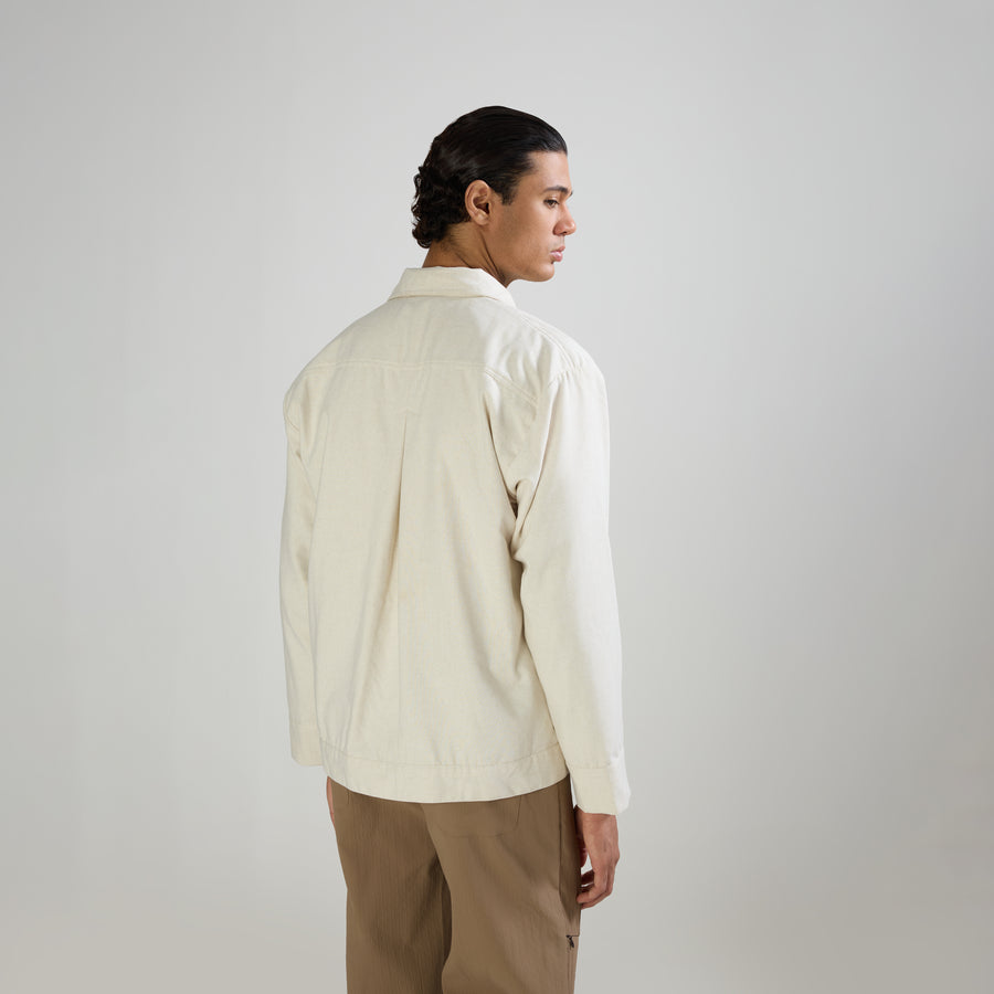 CLASSIC MODULE OVERSHIRT - BEIGE