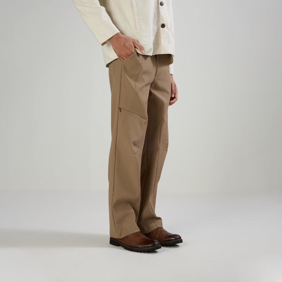 TECHNICAL PANTS - BROWN