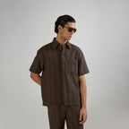 BMW SIGNATURE SHIRT - BROWN