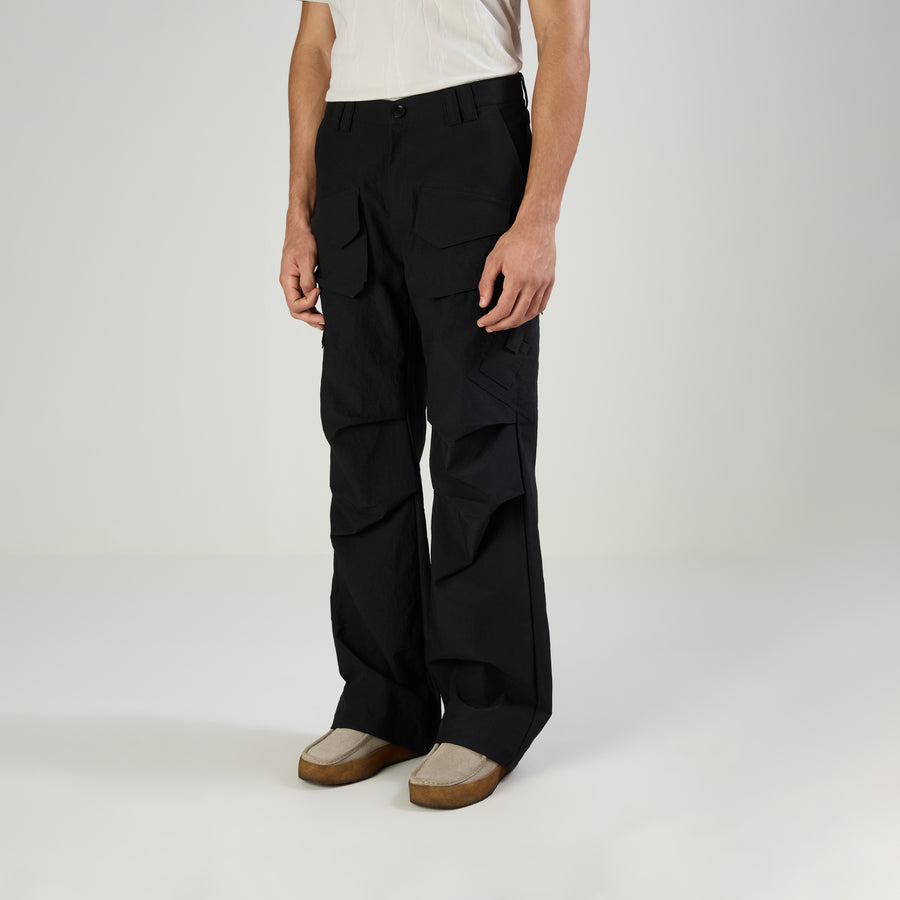 PARACHUTE PANTS TYPE-2 - BLACK