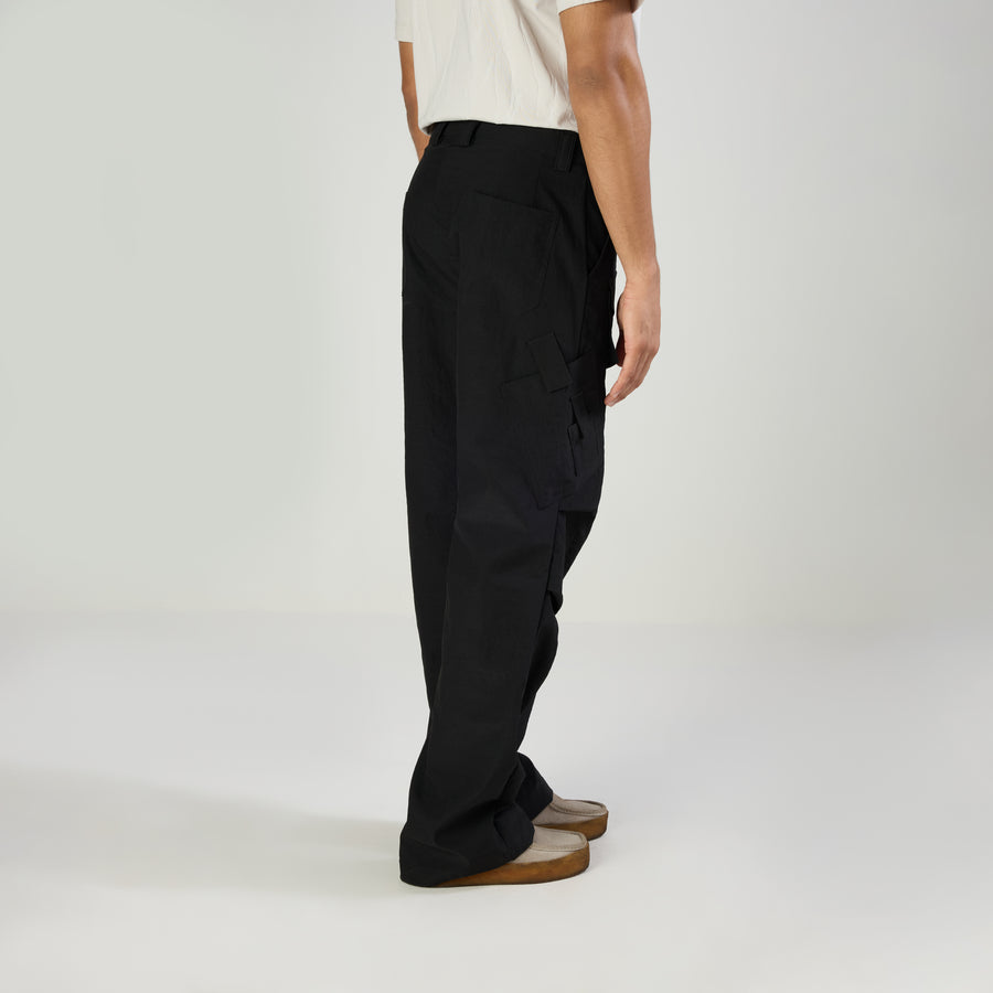 PARACHUTE PANTS TYPE-2 - BLACK