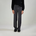 CLASSIC PLEATED TROUSERS - GRAY