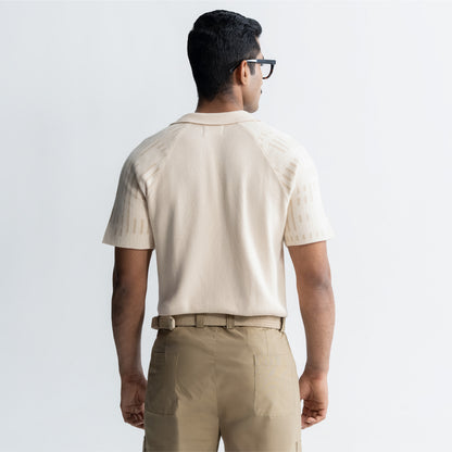 JACQUARD POLO T-SHIRT