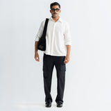 RIPSTOP CARGO PANTS - BLACK