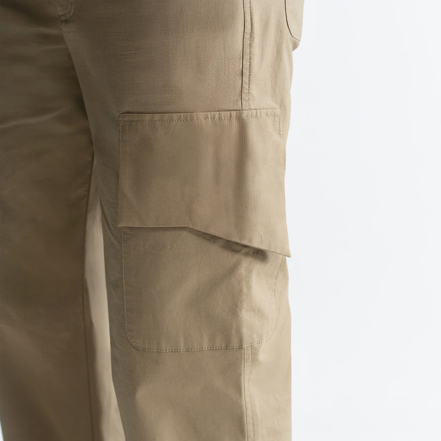 RIPSTOP CARGO PANTS - KHAKI