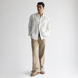 SEER SUCKER PYJAMA - KHAKI