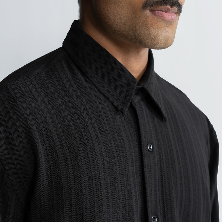 TWINE SHIRT - BLACK