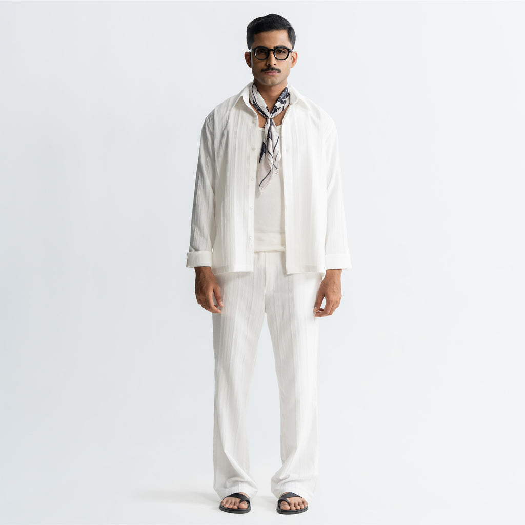 TWINE SHIRT - WHITE