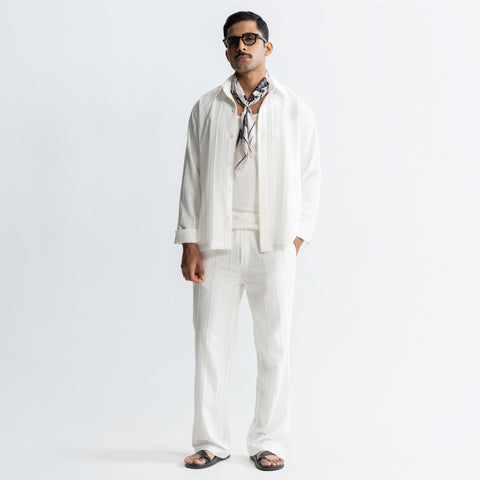 TWINE PANTS - WHITE