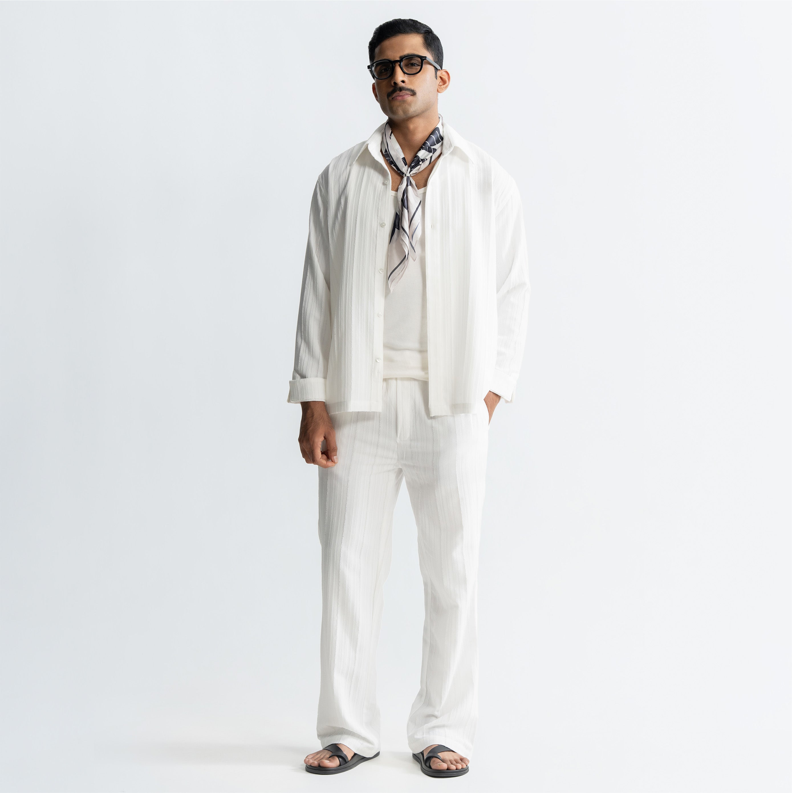 TWINE PANTS - WHITE