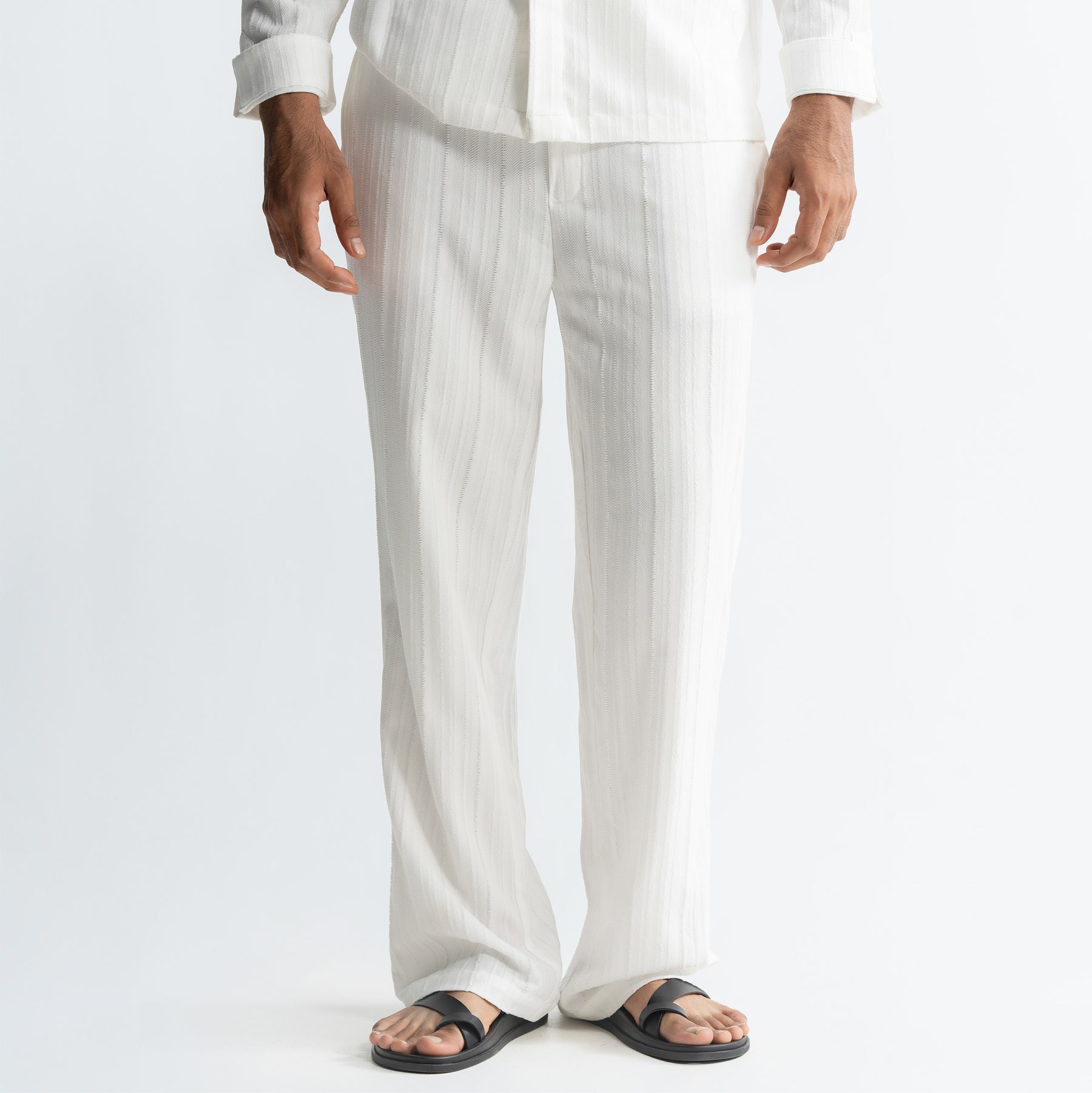 TWINE PANTS - WHITE