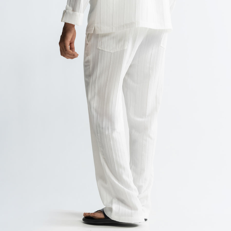 TWINE PANTS - WHITE