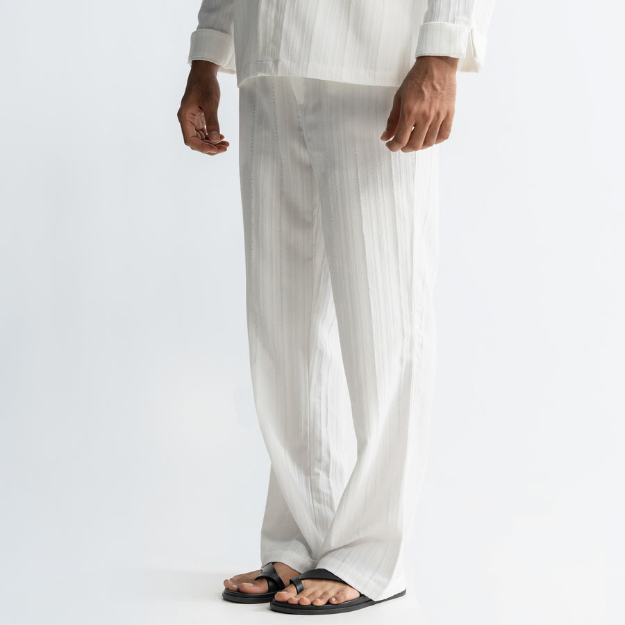 TWINE PANTS - WHITE
