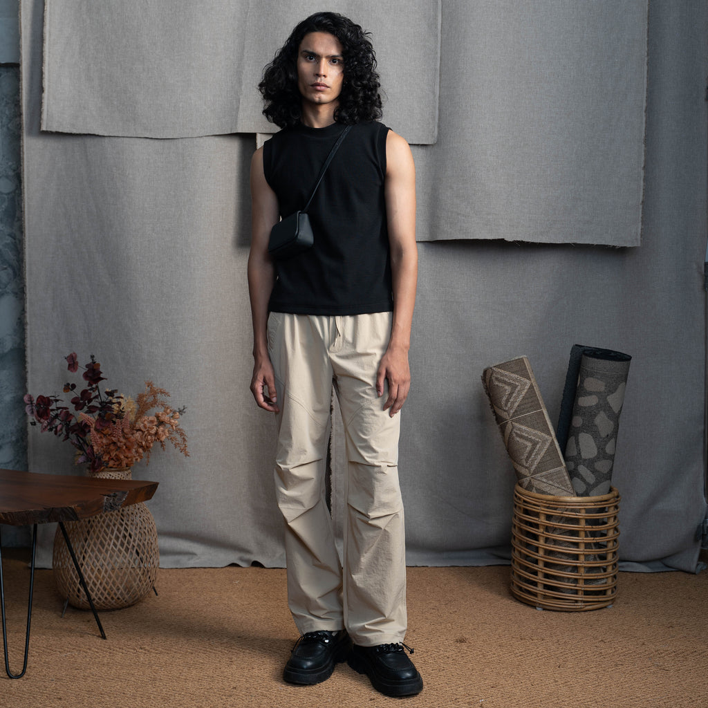 WORKADAY PARACHUTE PANTS- SAND