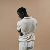 OLD MONEY POLO T-SHIRT - DULL CREAM