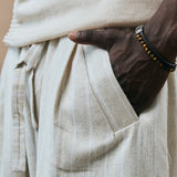 PLEATED PYJAMA- DOUGH