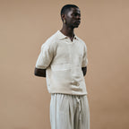 OLD MONEY POLO T-SHIRT - DULL CREAM