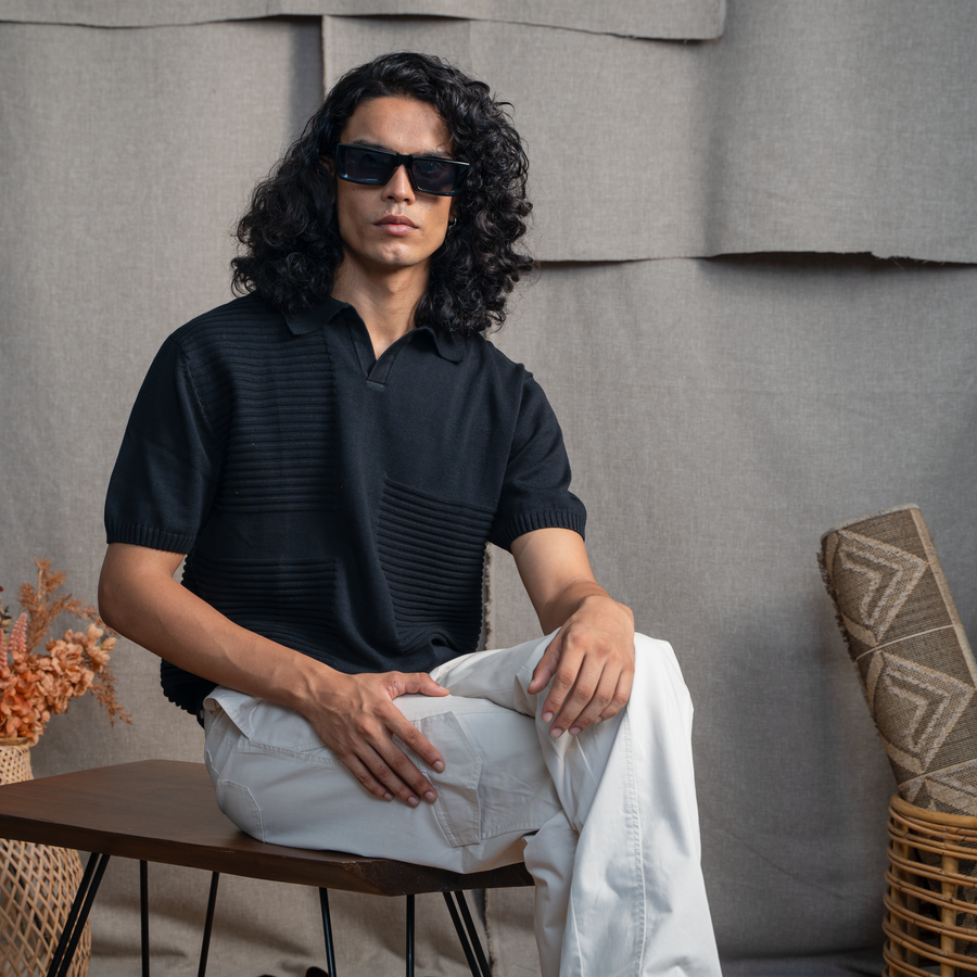 INSET CARGO PANTS- LIGHT BUTTERCREAM