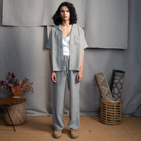 BMW DRAWSTRING TROUSER- MINT SAGE